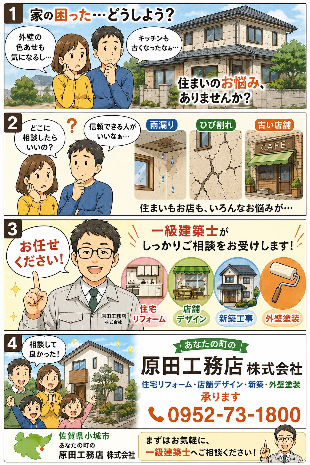 一級建築士がしっかりご相談をお受けします。